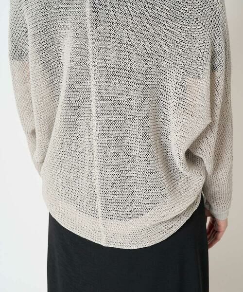 Maison de CINQ / メゾン ドゥ サンク カーディガン・ボレロ | 【小さいサイズ】リネン混モモンガニットカーディガン/洗える | 詳細10