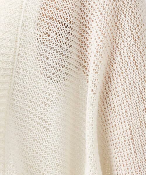 Maison de CINQ / メゾン ドゥ サンク カーディガン・ボレロ | 【小さいサイズ】リネン混モモンガニットカーディガン/洗える | 詳細12