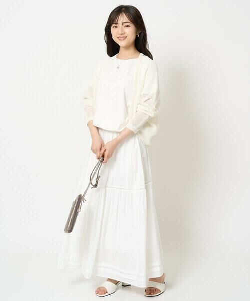 Maison de CINQ / メゾン ドゥ サンク カーディガン・ボレロ | 【小さいサイズ】リネン混モモンガニットカーディガン/洗える | 詳細24