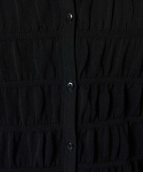Maison de CINQ / メゾン ドゥ サンク カーディガン・ボレロ | 【小さいサイズ】シャーリングボーダーニットカーディガン/洗える | 詳細11