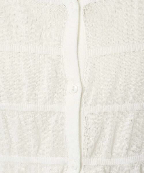 Maison de CINQ / メゾン ドゥ サンク カーディガン・ボレロ | 【小さいサイズ】シャーリングボーダーニットカーディガン/洗える | 詳細12