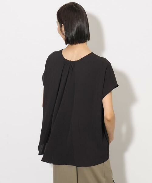 Maison de CINQ / メゾン ドゥ サンク シャツ・ブラウス | 小さいサイズ]楊柳Vネックデザインブラウス(セットアップ対応) | 詳細14