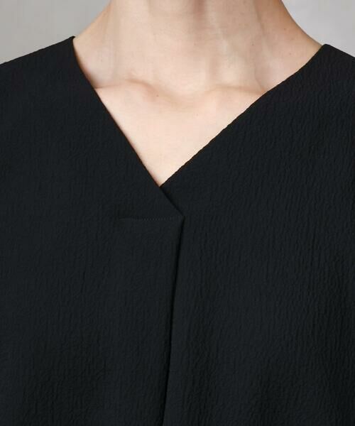 Maison de CINQ / メゾン ドゥ サンク シャツ・ブラウス | 小さいサイズ]楊柳Vネックデザインブラウス(セットアップ対応) | 詳細19