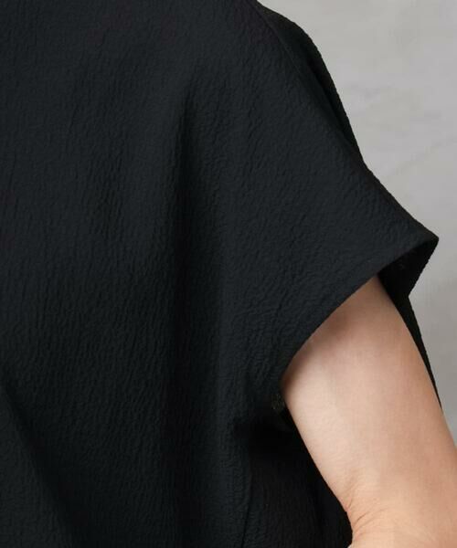 Maison de CINQ / メゾン ドゥ サンク シャツ・ブラウス | 小さいサイズ]楊柳Vネックデザインブラウス(セットアップ対応) | 詳細20