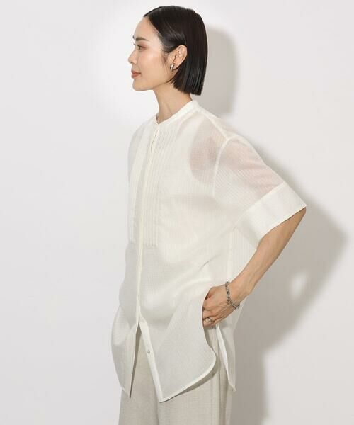 Maison de CINQ / メゾン ドゥ サンク シャツ・ブラウス | [小さいサイズ]シアーチュニックブラウス | 詳細1