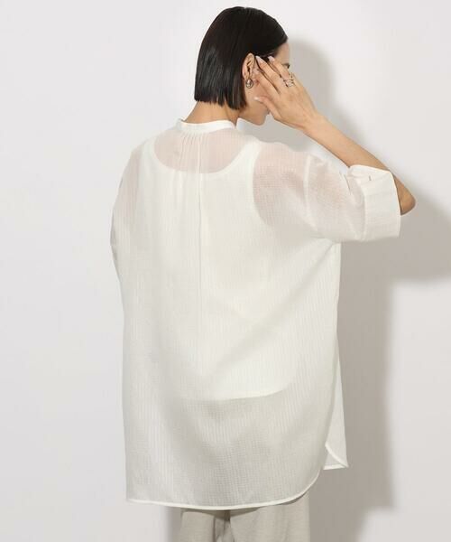 Maison de CINQ / メゾン ドゥ サンク シャツ・ブラウス | [小さいサイズ]シアーチュニックブラウス | 詳細2