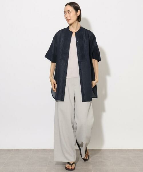 Maison de CINQ / メゾン ドゥ サンク シャツ・ブラウス | [小さいサイズ]シアーチュニックブラウス | 詳細22