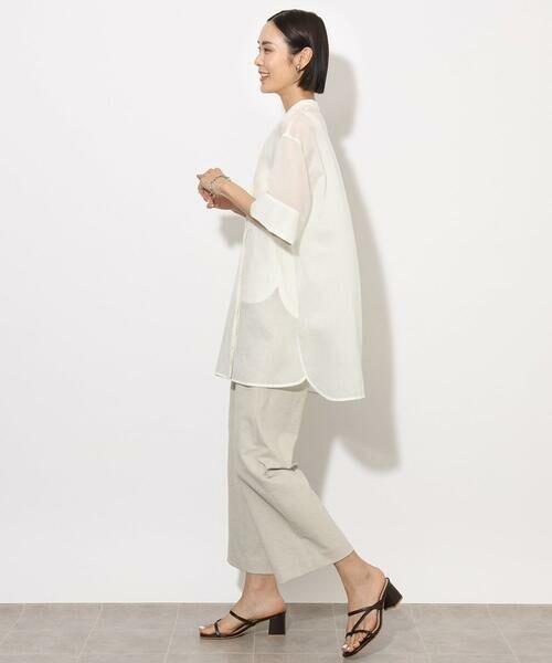 Maison de CINQ / メゾン ドゥ サンク シャツ・ブラウス | [小さいサイズ]シアーチュニックブラウス | 詳細27