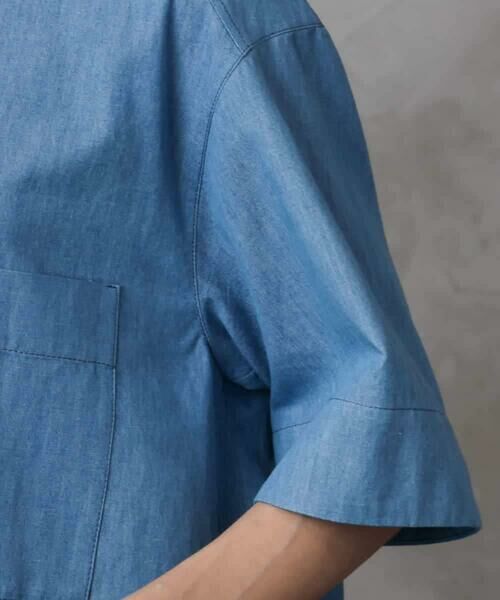 Maison de CINQ / メゾン ドゥ サンク シャツ・ブラウス | [小さいサイズ]ライトオンスデニムシャツ(セットアップ対応) | 詳細11