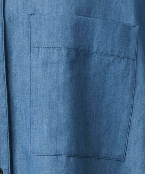 Maison de CINQ / メゾン ドゥ サンク シャツ・ブラウス | [小さいサイズ]ライトオンスデニムシャツ(セットアップ対応) | 詳細14