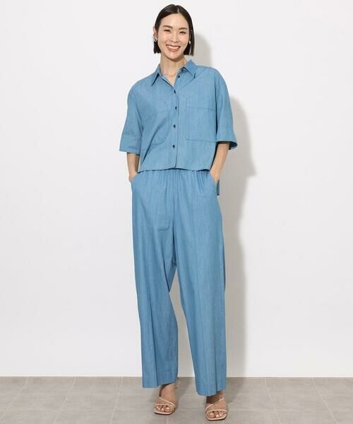 Maison de CINQ / メゾン ドゥ サンク シャツ・ブラウス | [小さいサイズ]ライトオンスデニムシャツ(セットアップ対応) | 詳細20