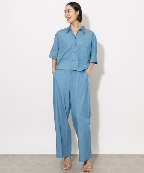 Maison de CINQ / メゾン ドゥ サンク シャツ・ブラウス | [小さいサイズ]ライトオンスデニムシャツ(セットアップ対応) | 詳細21