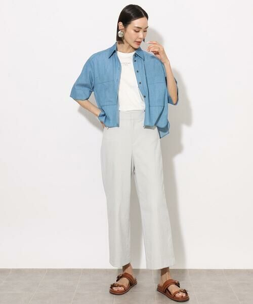 Maison de CINQ / メゾン ドゥ サンク シャツ・ブラウス | [小さいサイズ]ライトオンスデニムシャツ(セットアップ対応) | 詳細23