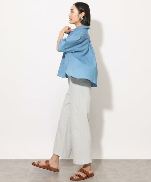 Maison de CINQ / メゾン ドゥ サンク シャツ・ブラウス | [小さいサイズ]ライトオンスデニムシャツ(セットアップ対応) | 詳細25