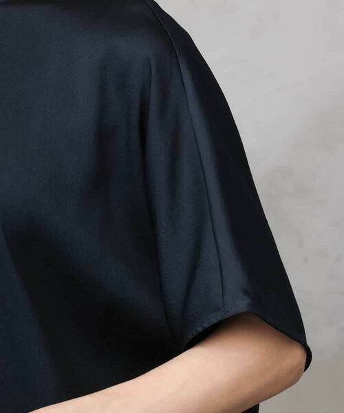 Maison de CINQ / メゾン ドゥ サンク シャツ・ブラウス | [小さいサイズ]サテンオーバーブラウス(セットアップ対応) | 詳細12