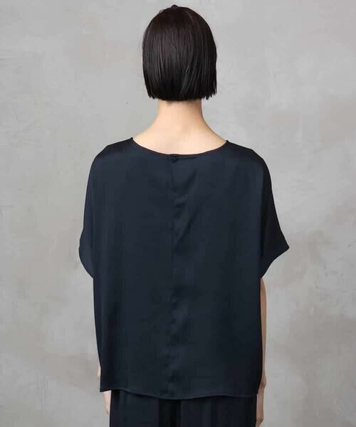 Maison de CINQ / メゾン ドゥ サンク シャツ・ブラウス | [小さいサイズ]サテンオーバーブラウス(セットアップ対応) | 詳細9