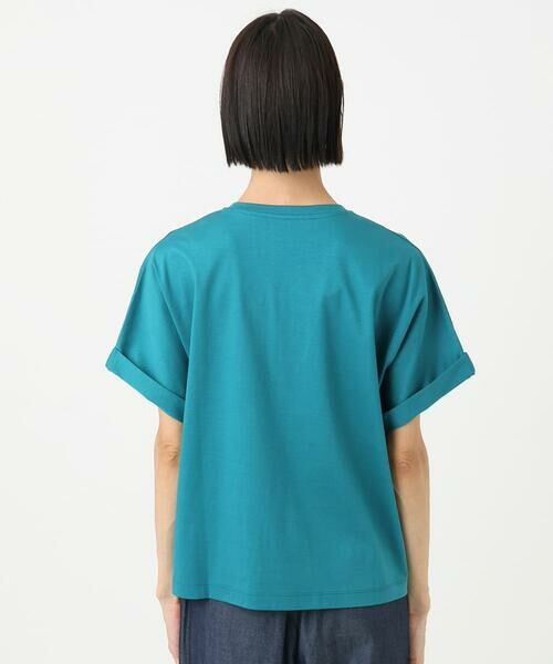 Maison de CINQ / メゾン ドゥ サンク カットソー | [小さいサイズ]ロールアップスリーブカットソー(着心地抜群) | 詳細11