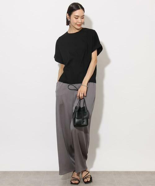 Maison de CINQ / メゾン ドゥ サンク カットソー | [小さいサイズ]ロールアップスリーブカットソー(着心地抜群) | 詳細21