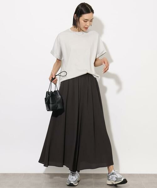 Maison de CINQ / メゾン ドゥ サンク カットソー | [小さいサイズ]ロールアップスリーブカットソー(着心地抜群) | 詳細23