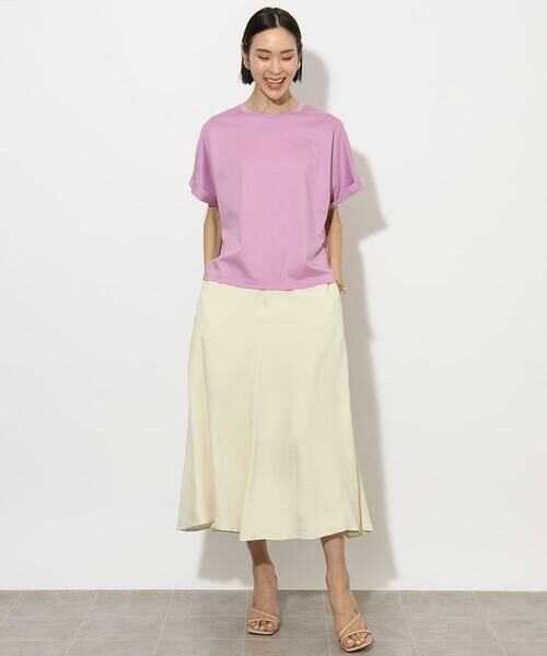 Maison de CINQ / メゾン ドゥ サンク カットソー | [小さいサイズ]ロールアップスリーブカットソー(着心地抜群) | 詳細25