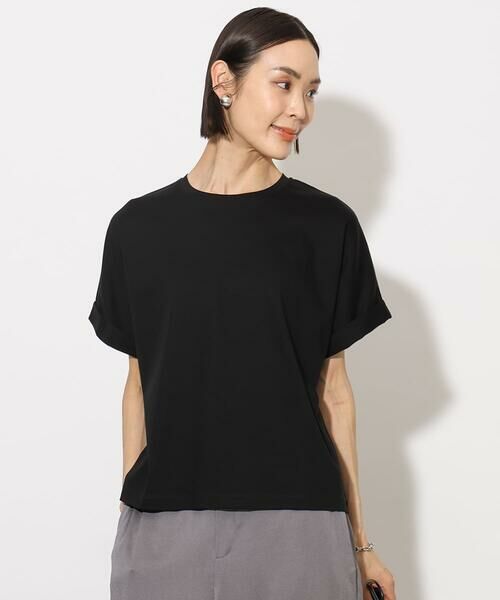 Maison de CINQ / メゾン ドゥ サンク カットソー | [小さいサイズ]ロールアップスリーブカットソー(着心地抜群) | 詳細5