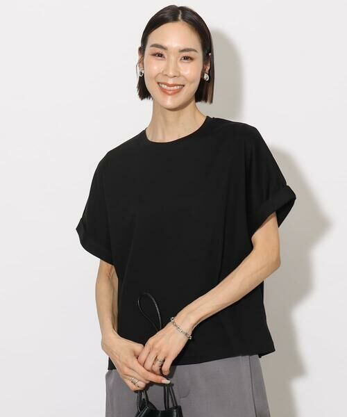 Maison de CINQ / メゾン ドゥ サンク カットソー | [小さいサイズ]ロールアップスリーブカットソー(着心地抜群) | 詳細6