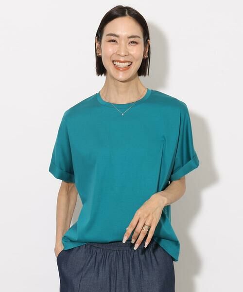 Maison de CINQ / メゾン ドゥ サンク カットソー | [小さいサイズ]ロールアップスリーブカットソー(着心地抜群) | 詳細7