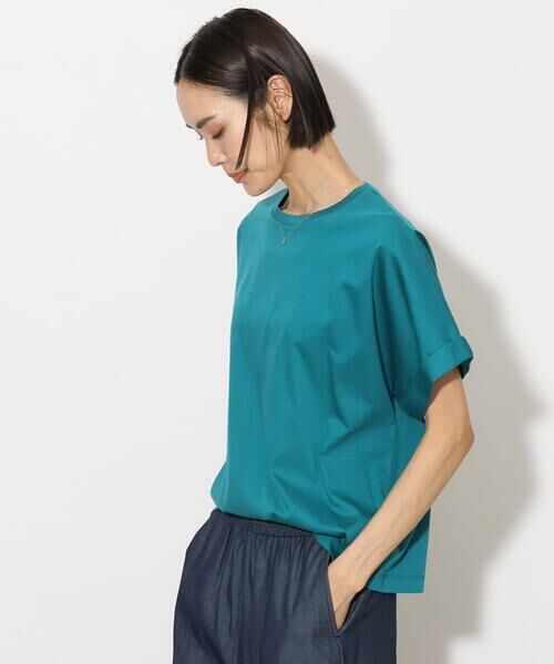 Maison de CINQ / メゾン ドゥ サンク カットソー | [小さいサイズ]ロールアップスリーブカットソー(着心地抜群) | 詳細8