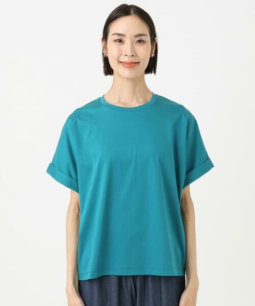 Maison de CINQ / メゾン ドゥ サンク カットソー | [小さいサイズ]ロールアップスリーブカットソー(着心地抜群) | 詳細9