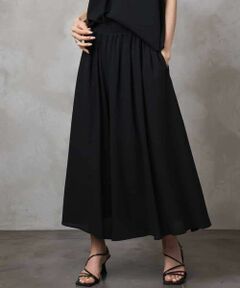 Maison de CINQ / メゾン ドゥ サンク その他パンツ | [ 小さいサイズ]楊柳ギャザーワイドパンツ(セットアップ対応)