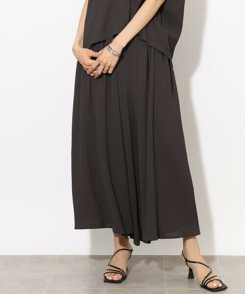 Maison de CINQ / メゾン ドゥ サンク その他パンツ | [ 小さいサイズ]楊柳ギャザーワイドパンツ(セットアップ対応) | 詳細1