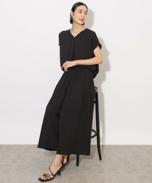 Maison de CINQ / メゾン ドゥ サンク その他パンツ | [ 小さいサイズ]楊柳ギャザーワイドパンツ(セットアップ対応) | 詳細15