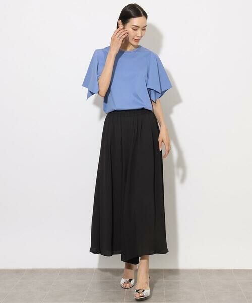 Maison de CINQ / メゾン ドゥ サンク その他パンツ | [ 小さいサイズ]楊柳ギャザーワイドパンツ(セットアップ対応) | 詳細17