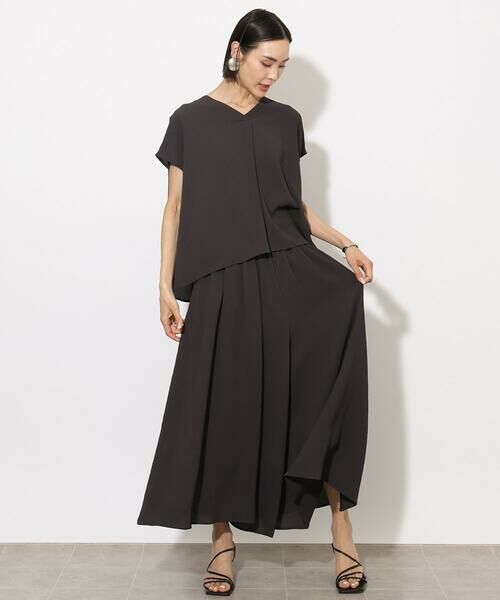 Maison de CINQ / メゾン ドゥ サンク その他パンツ | [ 小さいサイズ]楊柳ギャザーワイドパンツ(セットアップ対応) | 詳細21