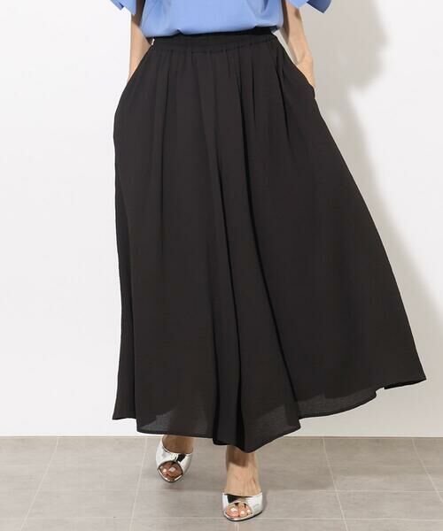 Maison de CINQ / メゾン ドゥ サンク その他パンツ | [ 小さいサイズ]楊柳ギャザーワイドパンツ(セットアップ対応) | 詳細3