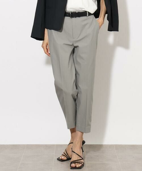 Maison de CINQ / メゾン ドゥ サンク ショート・ハーフ・半端丈パンツ | [小さいサイズ]ストレッチツイルテーパードパンツ(機能性素材) | 詳細1