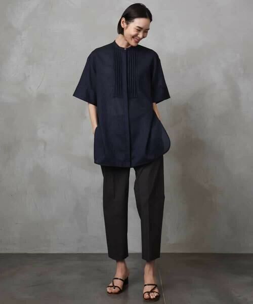 Maison de CINQ / メゾン ドゥ サンク ショート・ハーフ・半端丈パンツ | [小さいサイズ]ストレッチツイルテーパードパンツ(機能性素材) | 詳細17