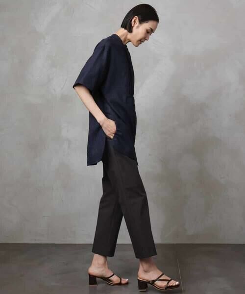 Maison de CINQ / メゾン ドゥ サンク ショート・ハーフ・半端丈パンツ | [小さいサイズ]ストレッチツイルテーパードパンツ(機能性素材) | 詳細18