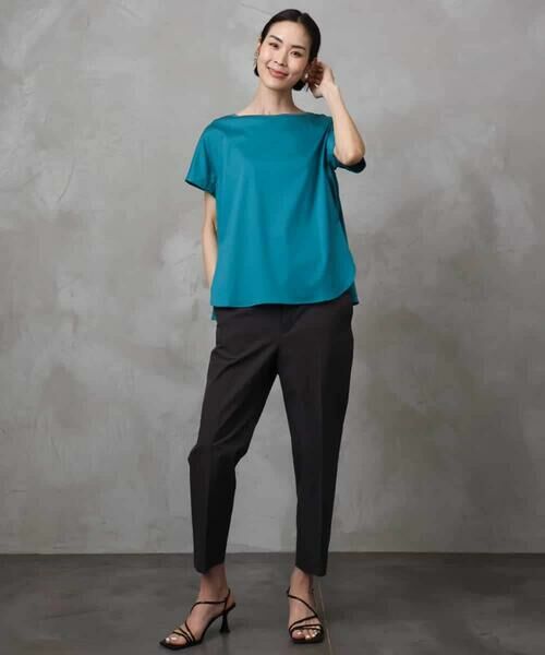 Maison de CINQ / メゾン ドゥ サンク ショート・ハーフ・半端丈パンツ | [小さいサイズ]ストレッチツイルテーパードパンツ(機能性素材) | 詳細19