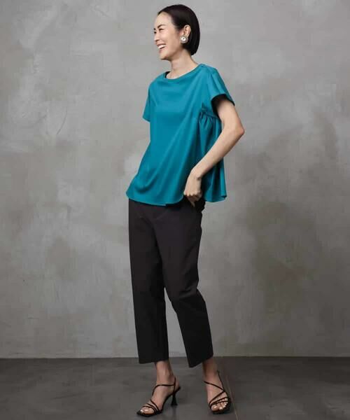 Maison de CINQ / メゾン ドゥ サンク ショート・ハーフ・半端丈パンツ | [小さいサイズ]ストレッチツイルテーパードパンツ(機能性素材) | 詳細20