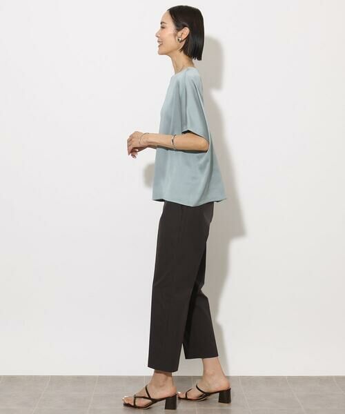 Maison de CINQ / メゾン ドゥ サンク ショート・ハーフ・半端丈パンツ | [小さいサイズ]ストレッチツイルテーパードパンツ(機能性素材) | 詳細22