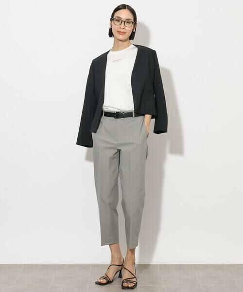 Maison de CINQ / メゾン ドゥ サンク ショート・ハーフ・半端丈パンツ | [小さいサイズ]ストレッチツイルテーパードパンツ(機能性素材) | 詳細27