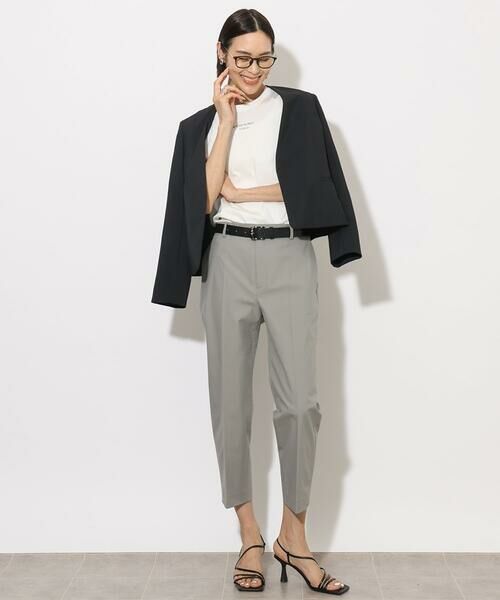 Maison de CINQ / メゾン ドゥ サンク ショート・ハーフ・半端丈パンツ | [小さいサイズ]ストレッチツイルテーパードパンツ(機能性素材) | 詳細28