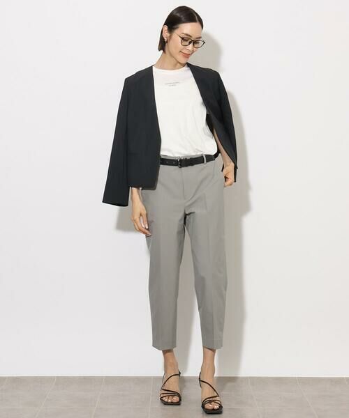 Maison de CINQ / メゾン ドゥ サンク ショート・ハーフ・半端丈パンツ | [小さいサイズ]ストレッチツイルテーパードパンツ(機能性素材) | 詳細29