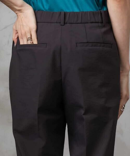 Maison de CINQ / メゾン ドゥ サンク ショート・ハーフ・半端丈パンツ | [小さいサイズ]ストレッチツイルテーパードパンツ(機能性素材) | 詳細7