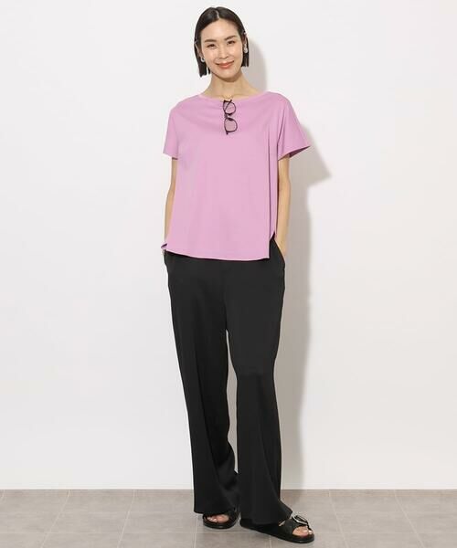 Maison de CINQ / メゾン ドゥ サンク その他パンツ | [小さいサイズ]サテンワイドパンツ(セットアップ対応) | 詳細10