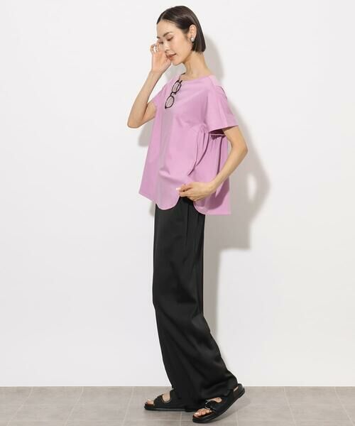 Maison de CINQ / メゾン ドゥ サンク その他パンツ | [小さいサイズ]サテンワイドパンツ(セットアップ対応) | 詳細11