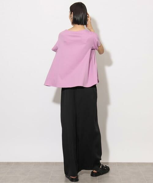 Maison de CINQ / メゾン ドゥ サンク その他パンツ | [小さいサイズ]サテンワイドパンツ(セットアップ対応) | 詳細12