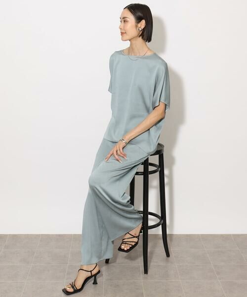 Maison de CINQ / メゾン ドゥ サンク その他パンツ | [小さいサイズ]サテンワイドパンツ(セットアップ対応) | 詳細26