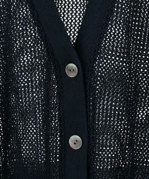Maison de CINQ / メゾン ドゥ サンク カーディガン・ボレロ | [小さいサイズ]メッシュカーディガン(ホールガーメント) | 詳細13